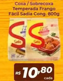 Atakarejo Coxa Sobrecoxa Temperada Frango Fácil Sadia Cong. oferta