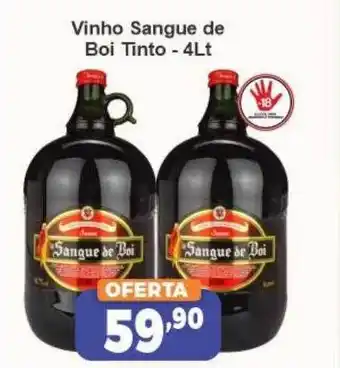Supermercado Pastorinho Vinho Sangue De Boi Tinto oferta