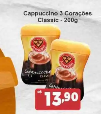 Cappuccino 3 Corações Classic