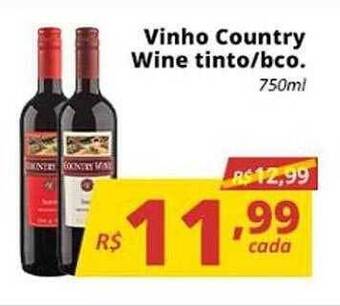 Supermercados Baklizi Vinho Country Wine Tinto Bco. oferta
