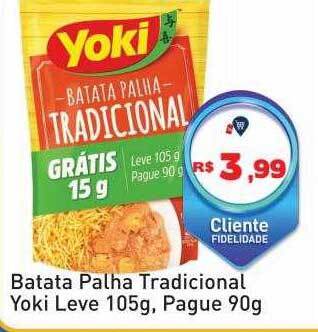Tonin Superatacado Batata Palha Tradicional Yoki oferta