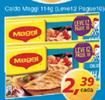 Supermercados Guanabara Caldo Maggi 114g oferta