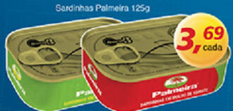 Sardinhas Palmeira 125g