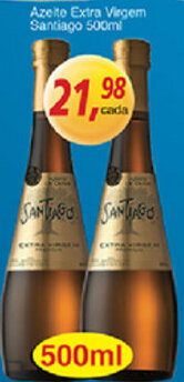 Azeite Extra Virgem Santiago 500ml
