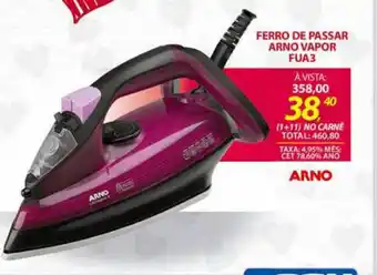 Lojas Cem Ferro De Passar Arno Vapor Fua3 oferta