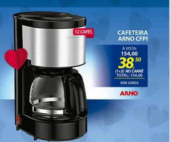 Lojas Cem Cafeteira Arno Cfpi oferta