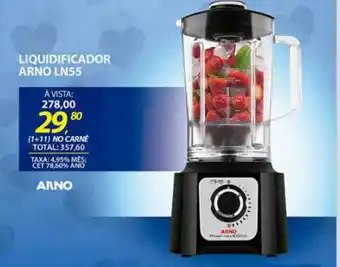 Lojas Cem Liquidificador Arno Ln55 oferta