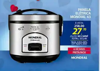 Lojas Cem Panela Elétrica Mondial 43 oferta