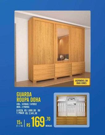 Zema Guarda Roupa Doha oferta