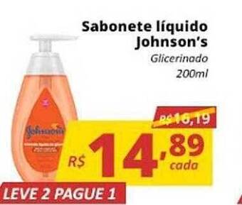 Supermercados Baklizi Sabonete Líquido Johnson's Leve 2 Pague 1 oferta