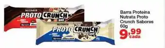 Chama Supermercados Barra Proteina Nutrata Proto Crunch Sabores oferta