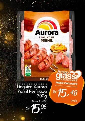 Giassi Supermercados Linguiça Aurora Pernil Resfriada oferta