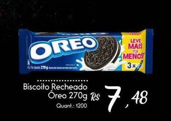 Giassi Supermercados Biscoito Recheado óreo oferta