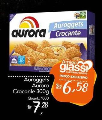 Giassi Supermercados Auroggets Aurora Crocante oferta