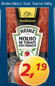Supermercados Guanabara Molho Heinz Trad. Sache 340g oferta