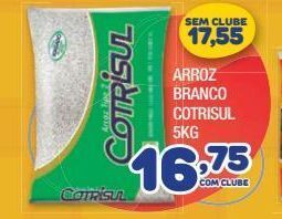 Costazul Supermercados Arroz branco cotrisul 5kg oferta