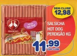 Costazul Supermercados Salsicha hot dog perdigão kg oferta
