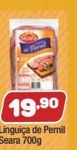 Costazul Supermercados Linguiça de pernil seara 700g oferta