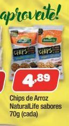 Costazul Supermercados Chips de arroz naturallife sabores 70g (cada) oferta
