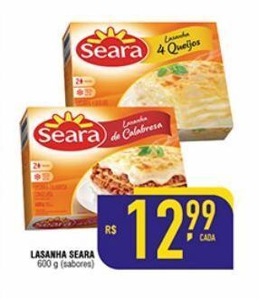Mercantil Rodrigues Lasanha seara 600g oferta