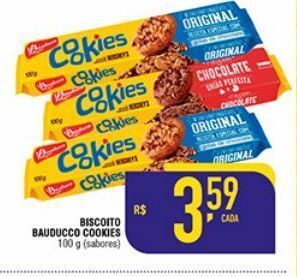 Mercantil Rodrigues Biscoitos bauducco 100g oferta