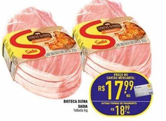 Mercantil Rodrigues Bisteca suina sadia kg oferta
