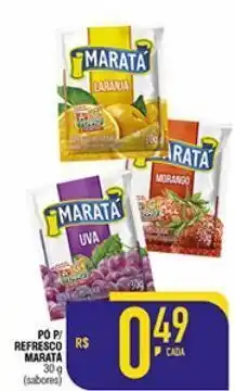 Mercantil Rodrigues Pó para refresco maratá 30g oferta