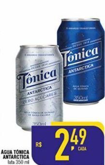 Mercantil Rodrigues Água tônica antarctica 350ml oferta