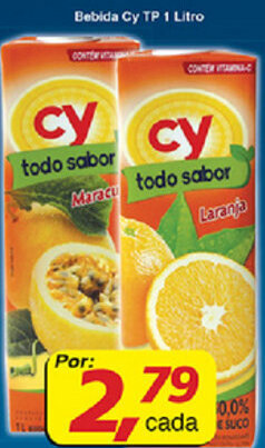 Supermercados Guanabara Bebida Cy TP 1L oferta