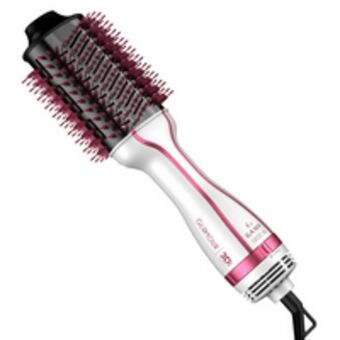 Escova secadora gama glamour pink brush 3d 1200w branco e rosa 127v hdcbr0000000425