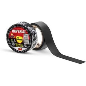 Fita isolante imperial 18mmx05m preta 3m