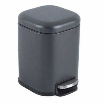 Lixeira de banheiro dustbins remix paris cinza 6l sensea