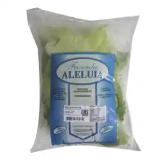 Alface americana 220gr fazenda aleluia