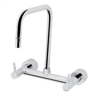 Leroy Merlin Torneira misturador para parede de cozinha bica alta cromada morumbi delinia oferta