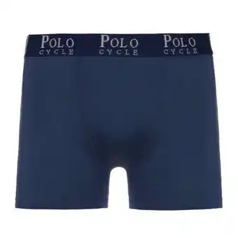 Kit com 2 cuecas boxer microfibra essentials azul marinho - polo cycle
