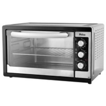 Novo Mundo Forno elétrico philco auto limpante, 46l, 1500w, cinza - pfe48p oferta