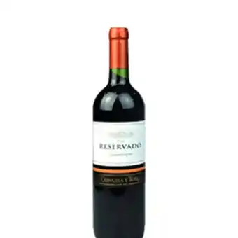Super Lagoa Vinho chileno concha y toro reservado carmenere 750ml oferta