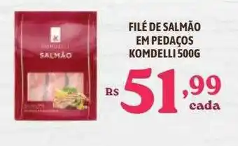 Bahamas Supermercados Filé De Salmão Em Pedaços Komdelli oferta