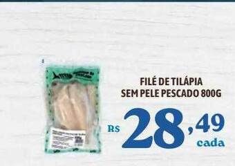Bahamas Supermercados Filé De Tilápia Sem Pele Pescado oferta