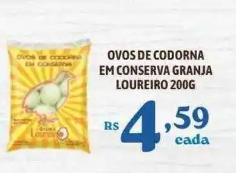 Bahamas Supermercados Ovos De Codorna Em Conserva Granja Loureiro oferta