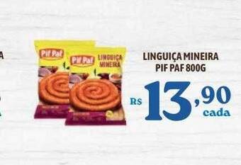 Bahamas Supermercados Linguiça Mineira Pif Paf oferta