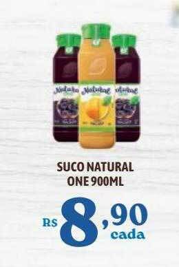 Bahamas Supermercados Suco Natural One oferta