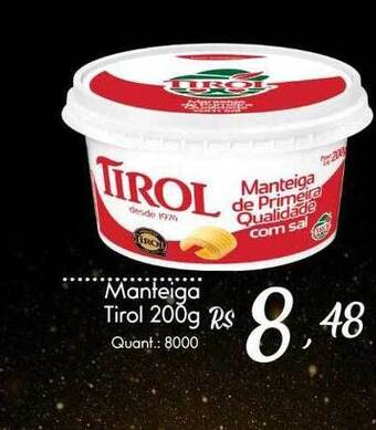 Giassi Supermercados Manteiga Tirol oferta
