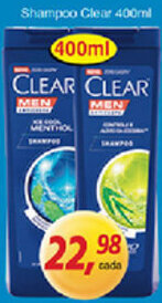 Supermercados Guanabara Shampoo Clear 400ml oferta