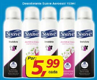 Supermercados Guanabara Desodorante Suave Aerossol 150ml oferta