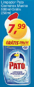 Supermercados Guanabara Limpador Pato Germinex marine 500ml gratis 250ml oferta