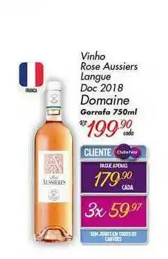 Muffato Vinho Rose Aussiers Langue Doc 2018 Domaine 750ml oferta