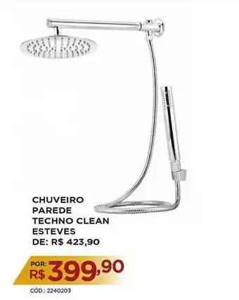 Chuveiro Parede Techno Clean Esteves
