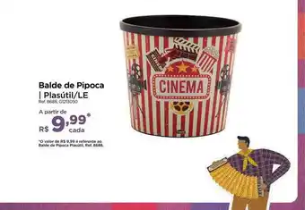 Balde De Pipoca Plasútil Le