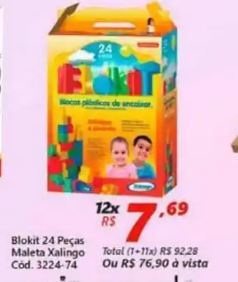 Lojas Becker Blokit 24 Pecas Maleta Xalingo oferta